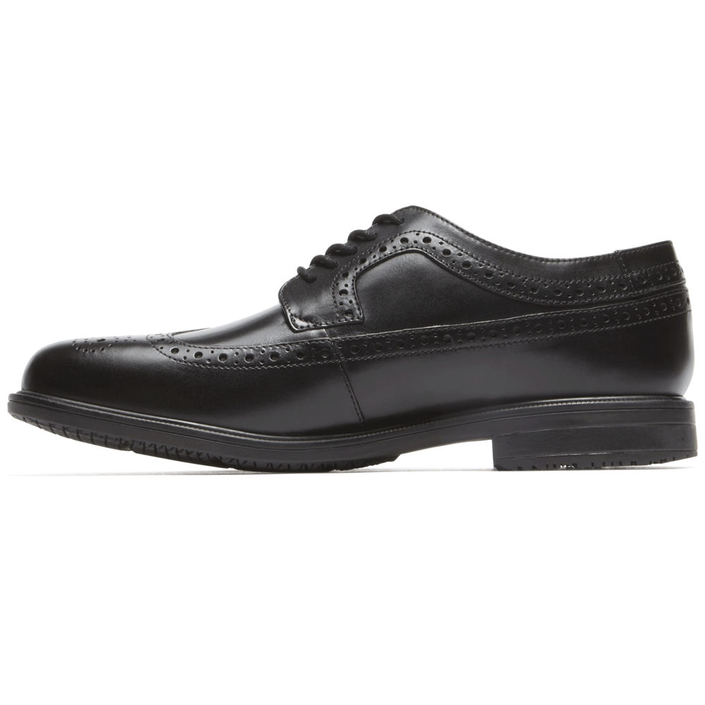 Rockport Pen Sko Herre Svart - Essential Details Ii Wingtip - JTMC24896